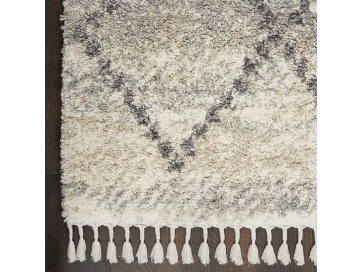 Oslo Shag 1 Ivory/Grey Dywany Kolor Szary Kategoria Dywany