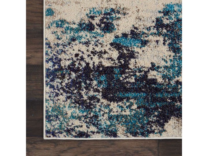 Celestial 2 Ivory/Teal Blue Dywany 120x180 cm Syntetyk Pomieszczenie Sypialnia