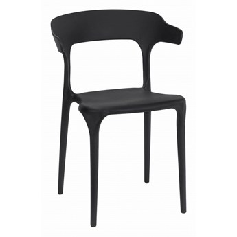 Krzesła nowoczesne czarne ULME ▪️ 3548 4 sztuki