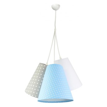 Lampa wisząca Dzwoneczki w Kropeczki Blue + 3 żarówki gratis