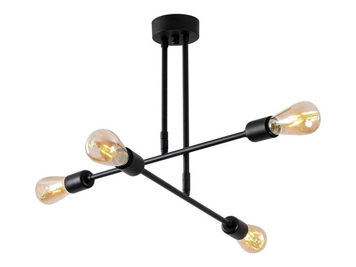 Żyrandol na drążku FLOWER 4xE27/40W/230V Metal Kategoria Lampy wiszące