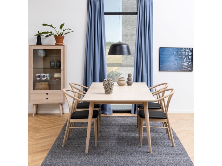 Stół rozkładany Faux 200x100 cm naturalny Drewno Rozkładanie Rozkładane