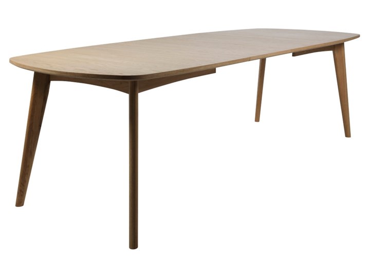 Stół rozkładany Eason 180-270x102 cm naturalny Drewno Kolor Szary Kolor Biały