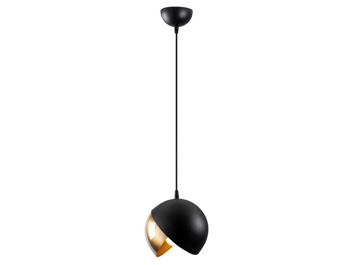Żyrandol na lince BERCESTE 1xE27/40W/230V czarny/złoty Metal Kategoria Lampy wiszące
