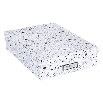 Czarno-białe pudełko Bigso Box of Sweden Oskar