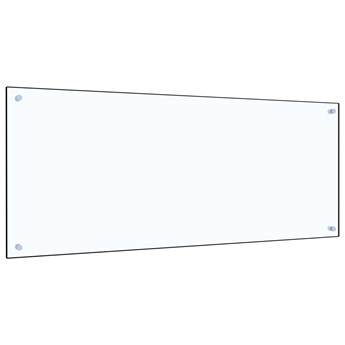 vidaXL Panel ochronny do kuchni, przezroczysty, 120x50 cm, szkło