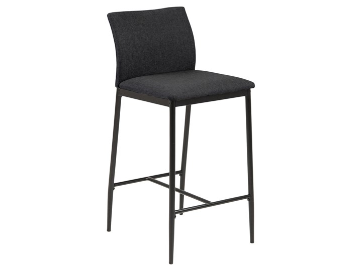 SELSEY Hoker tapicerowany Tayla szara plecionka 90,5 cm Metal Styl Industrialny Szerokość 41 cm Tkanina Pomieszczenie Kuchnia