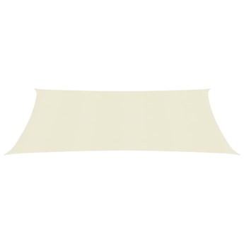 Emaga Żagiel przeciwsłoneczny, 160 g/m², kremowy, 3,5x4,5 m, HDPE