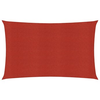 Emaga Żagiel przeciwsłoneczny, 160 g/m², czerwony, 4x6 m, HDPE