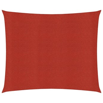 Emaga Żagiel przeciwsłoneczny, 160 g/m², czerwony, 3x3 m, HDPE