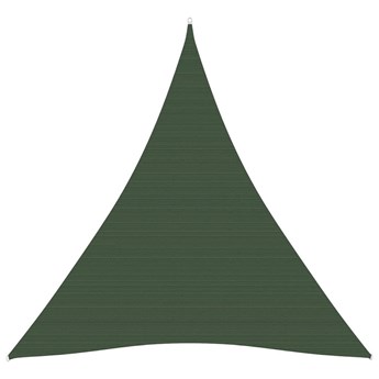 Emaga Żagiel przeciwsłoneczny, 160 g/m², ciemnozielony, 3x4x4 m, HDPE