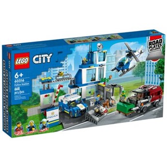 Klocki LEGO City: Posterunek policji 60316