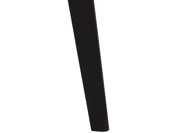 Stół rozkładany naturalny fornirowany blat dąb czarne drewniane nogi kauczuk 80-120x80 cm Drewno Kolor Czarny