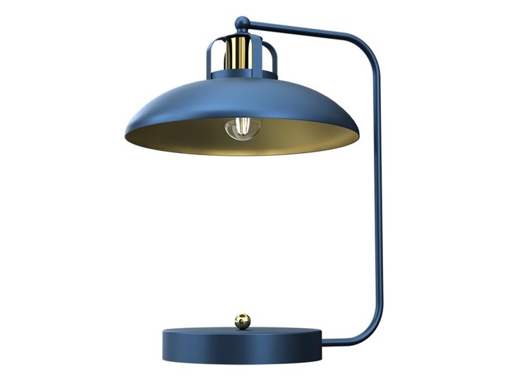 Lampa stołowa FELIX 1xE27/60W/230V niebieski Wysokość 45 cm Metal Kategoria Lampy stołowe