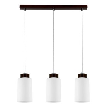 SPOTLIGHT lampa wisząca 3 punktowa Bosco z drewna bukowego kolor orzech, 1720376
