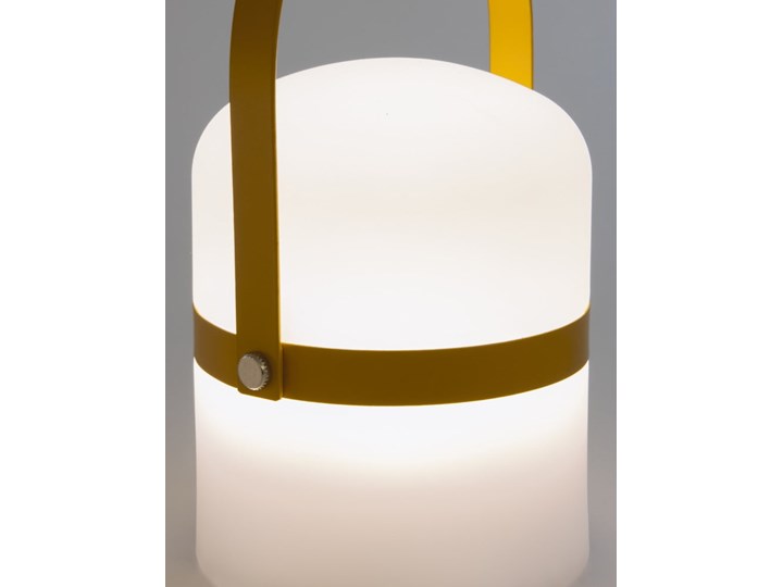Biała lampa zewnętrzna Kave Home Janvir, wys. 16 cm Kolor Biały