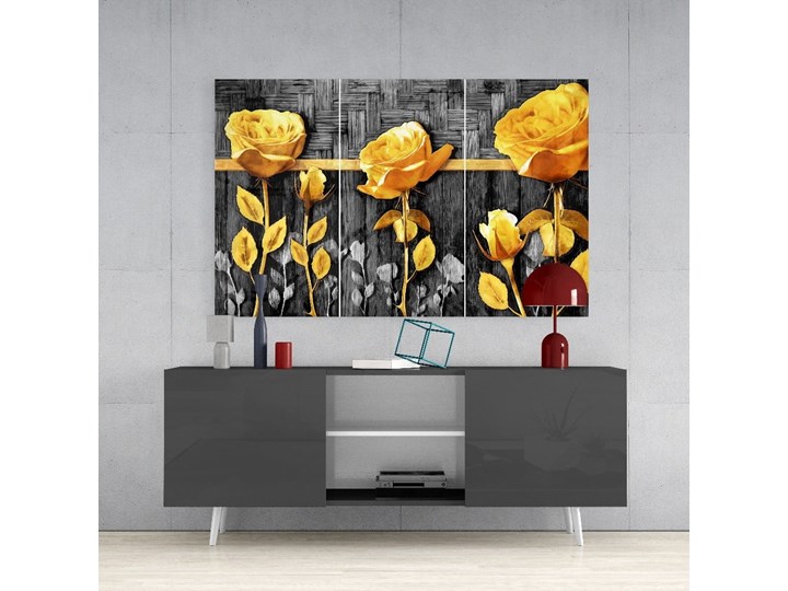 Szklany obraz Insigne Golden Roses Kategoria Obrazy Kolor Szary