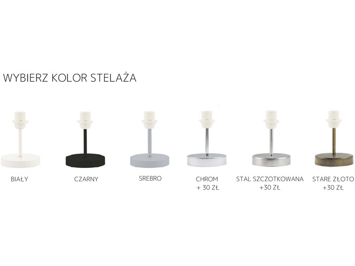 LAMPA NOCNA POKÓJ DZIECIĘCY OLIS TUBA GOLDEN Stal Wysokość 50 cm Chrom Lampa z abażurem Kolor Granatowy