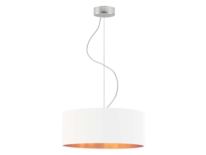 ŻYRANDOL DO KUCHNI PREXA Ø 40 WALEC GOLDEN Stal Lampa z abażurem Kolor Szary Metal Styl Nowoczesny