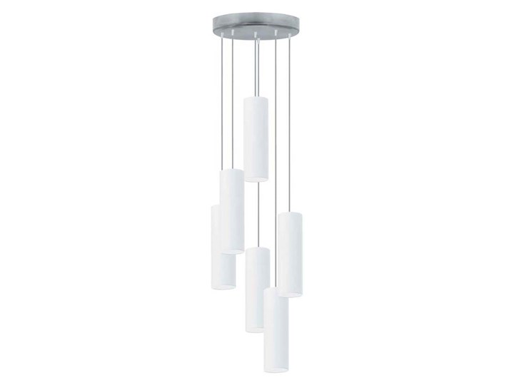 LAMPA MŁODZIEŻOWA OLIS 6 TUBA MAŁA Ø 8,5 CLASSIC Lampa z abażurem Beton Chrom Stal Metal Kolor