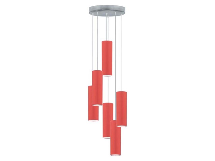LAMPA MŁODZIEŻOWA OLIS 6 TUBA MAŁA Ø 8,5 CLASSIC Chrom Lampa z abażurem Metal Beton Stal Kolor Styl Nowoczesny