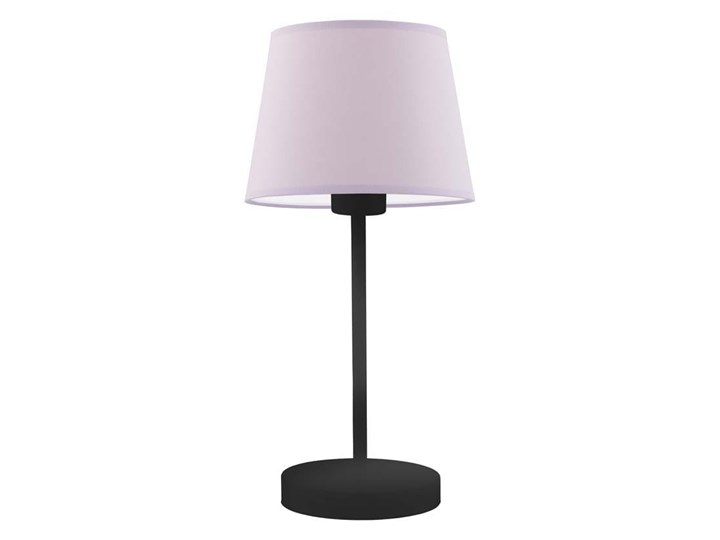 LAMPA DO SALONU PREXA STOŻEK CLASSIC Wysokość 47 cm Chrom Lampa z abażurem Stal Lampa biurkowa Kategoria Lampy stołowe