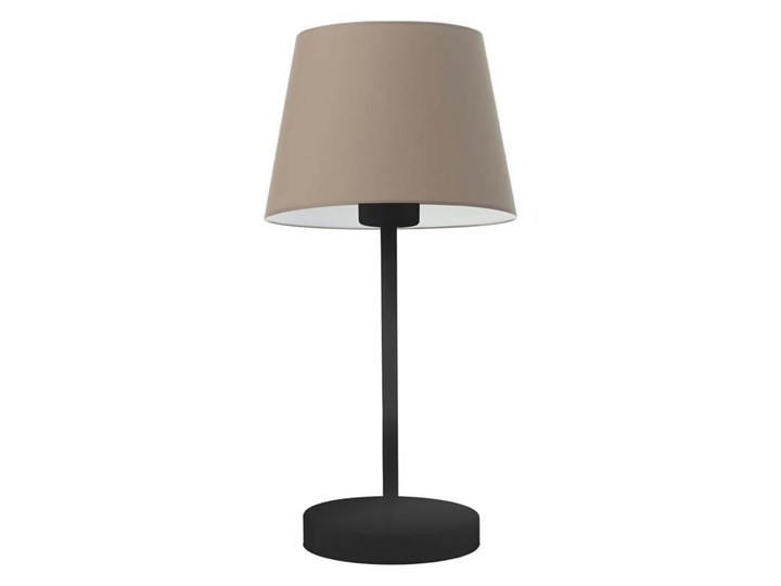 LAMPA BIURKOWA PREXA STOŻEK CLASSIC Chrom Lampa z abażurem Wysokość 47 cm Stal Kategoria Lampy stołowe