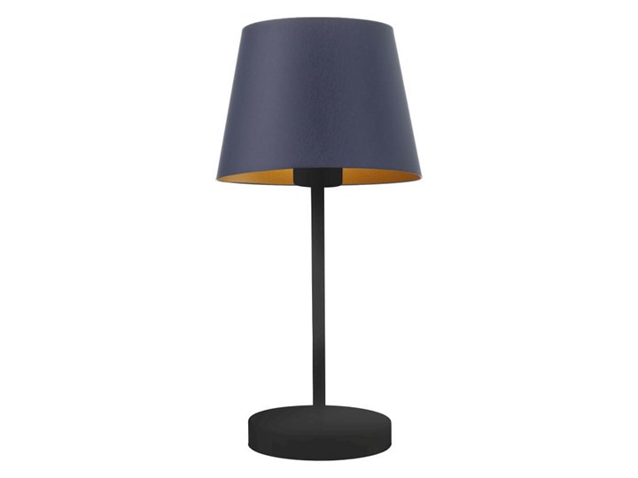 LAMPA SALON PREXA STOŻEK GOLDEN Kolor Szary Wysokość 47 cm Lampa biurkowa Lampa z abażurem Stal Chrom Kategoria Lampy stołowe