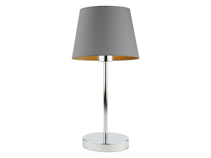 LAMPKA DO POKOJU DZIECKA PREXA STOŻEK GOLDEN Lampa z abażurem Lampa biurkowa Chrom Stal Wysokość 47 cm Styl Nowoczesny