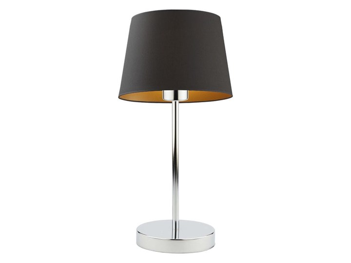 LAMPKA DO POKOJU DZIECKA PREXA STOŻEK GOLDEN Chrom Stal Lampa z abażurem Lampa biurkowa Wysokość 47 cm Kategoria Lampy stołowe