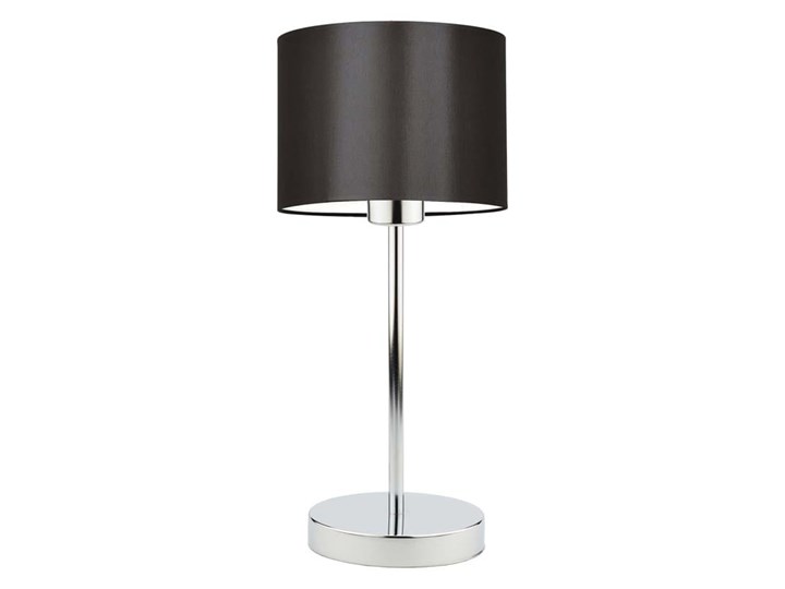 LAMPA DO BIURA PREXA WALEC CLASSIC Chrom Lampa z abażurem Stal Lampa biurkowa Wysokość 47 cm Kategoria Lampy stołowe Styl Nowoczesny