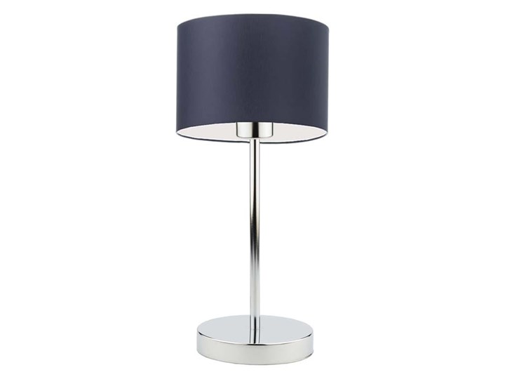 LAMPKA MŁODZIEŻOWA PREXA WALEC CLASSIC Lampa z abażurem Stal Wysokość 47 cm Chrom Lampa biurkowa Kategoria Lampy stołowe