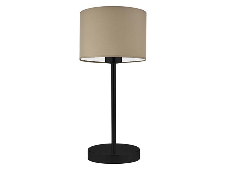 LAMPKA MŁODZIEŻOWA PREXA WALEC CLASSIC Chrom Lampa z abażurem Kategoria Lampy stołowe Stal Wysokość 47 cm Lampa biurkowa Styl Nowoczesny