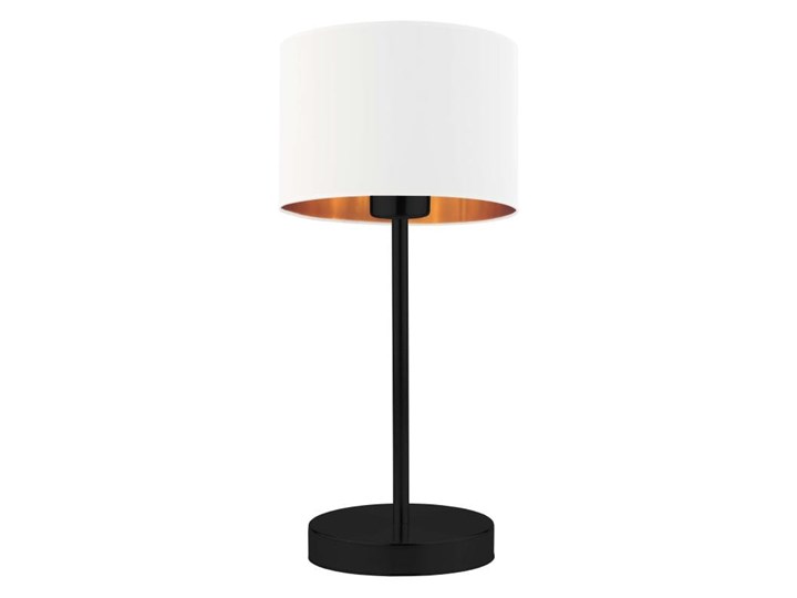 LAMPKA DO SYPIALNI PREXA WALEC GOLDEN Chrom Stal Wysokość 47 cm Lampa biurkowa Lampa z abażurem Pomieszczenie Sypialnia Kategoria Lampy stołowe