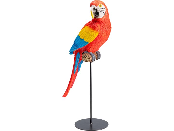 Figurka dekoracyjna Parrot Macaw 18x36 cm kolorowa Kategoria Figury i rzeźby