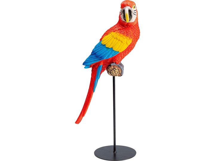 Figurka dekoracyjna Parrot Macaw 18x36 cm kolorowa Kolor Wielokolorowy Kategoria Figury i rzeźby