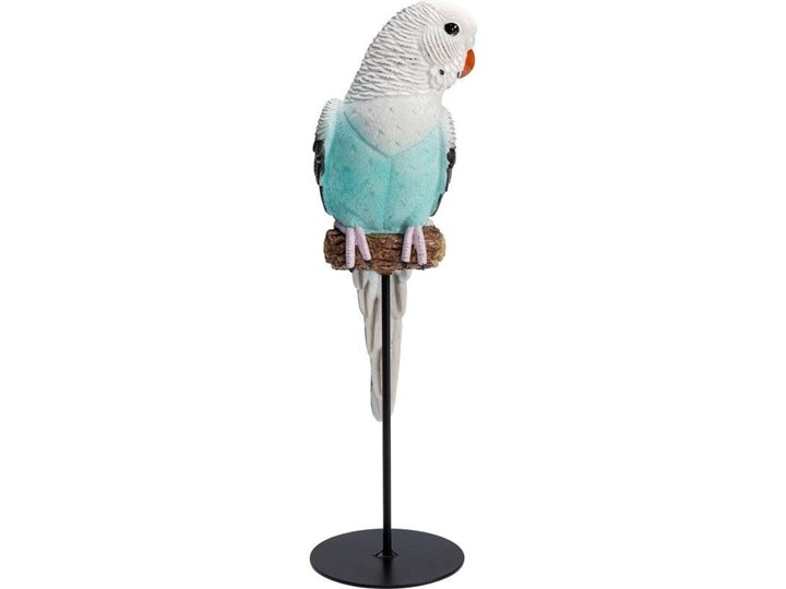 Figurka dekoracyjna Parrot Turquoise 18x36 cm kolorowa Kolor Wielokolorowy