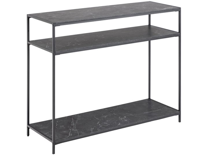 Konsola Infinity 100x79 cm czarna Kolor Czarny