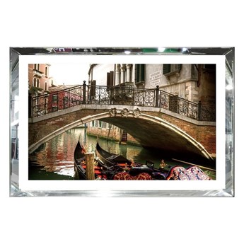 Obraz w lustrzanej ramie Wenecja 60x80 cm