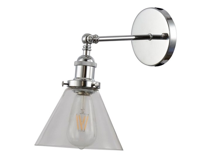 KINKIET LAMPA ŚCIENNA LOFT NUBI PRO W1 Kinkiet łazienkowy Kinkiet z kloszem Metal Szkło Kinkiet z abażurem Styl Nowoczesny