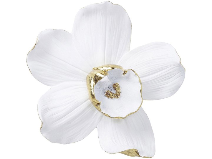 Dekoracja ścienna Orchid 24x25 cm biała Kategoria Dekor ścienny Kolor Biały