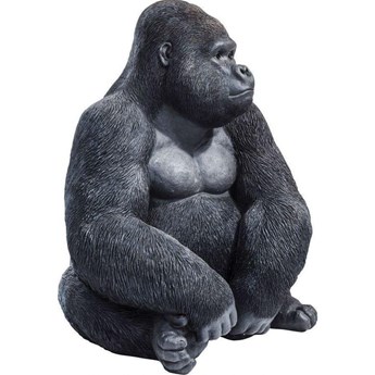 Dekoracja stojąca Gorilla 60x76 cm ciemnoszara