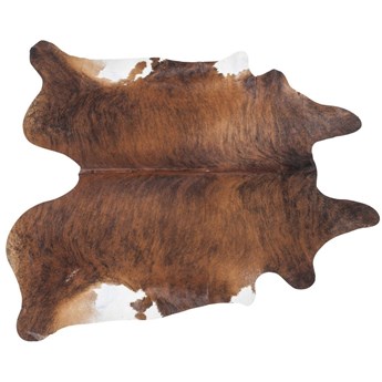 Dywan skórzany brązowy 190x150 cm