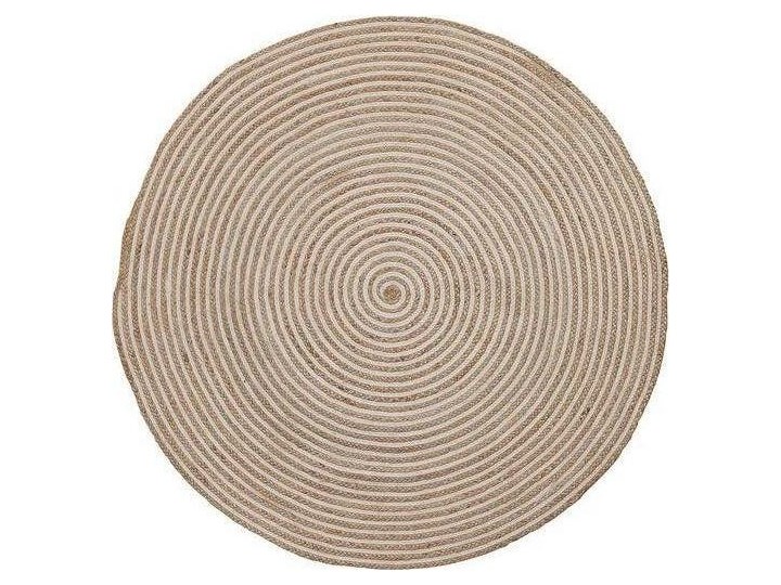 Dywan Saht Ø 150 cm naturalny biały Okrągły Kategoria Dywany 150x150 cm Dywany Juta Pomieszczenie Przedpokój