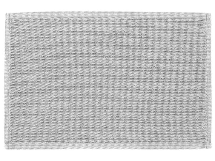 Dywanik łazienkowy Miekki jasnoszary Kolor Biały 40x60 cm Bawełna Prostokątny Kategoria Dywaniki łazienkowe