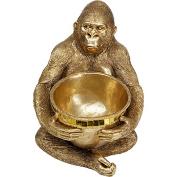 Figurka dekoracyjna Holding Bowl 33x41 cm złota