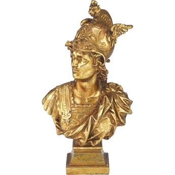 Figurka dekoracyjna Orpheus 17x31 cm złota