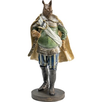 Figurka dekoracyjna Sir Rhino Standing 20x42 cm kolorowa