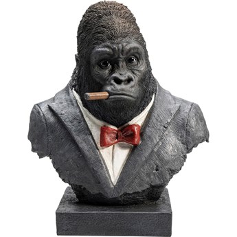 Figurka dekoracyjna Smoking Gorilla 40x48 cm