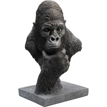 Figurka dekoracyjna czarna goryl 29x26 cm
